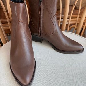 Musse & Cloud Brujita Brown Ankle Boots Size 7